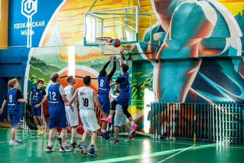 Баскетбольный турнир «Медный мяч» на кубок «Удоканской меди». 31 октября - 1 ноября 2025 г. Фото службы новостей «СП»