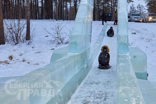 Ледовый городок, Чара, декабрь 2025 г. Фото службы новостей «СП»
