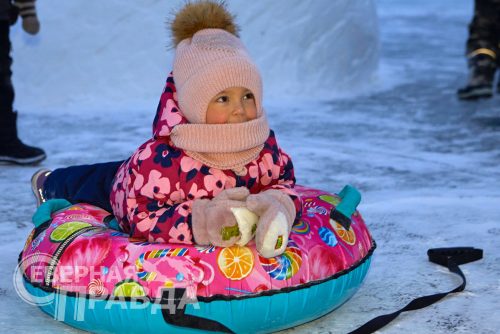 Ледовый городок, Чара, декабрь 2025 г. Фото службы новостей «СП»