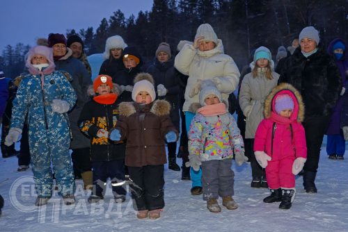 Ледовый городок, Чара, декабрь 2025 г. Фото службы новостей «СП»