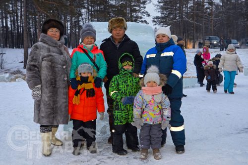 Ледовый городок, Чара, декабрь 2025 г. Фото службы новостей «СП»