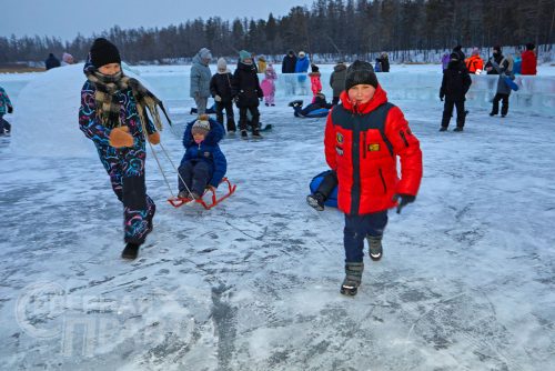 Ледовый городок, Чара, декабрь 2025 г. Фото службы новостей «СП»