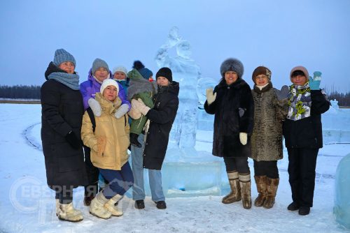Ледовый городок, Чара, декабрь 2025 г. Фото службы новостей «СП»