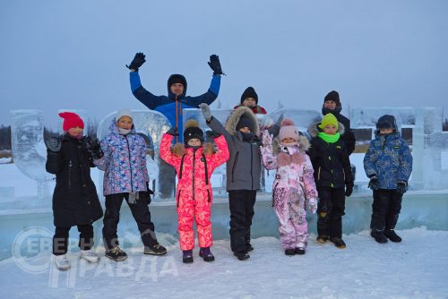 Ледовый городок, Чара, декабрь 2025 г. Фото службы новостей «СП»