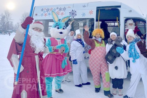 Акция «#Дедморобус». Чара и Новая Чара, декабрь 2025 г. Фото Альбины Симоновой