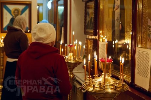 Праздник Крещение Господне. Храм святого апостола Андрея Первозванного, Новая Чара, 18 января 2026 г. Фото службы новостей «СП»