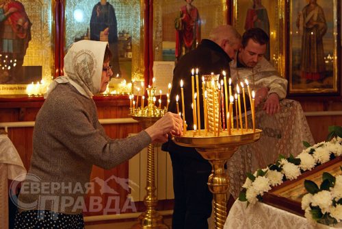 Праздник Крещение Господне. Храм святого апостола Андрея Первозванного, Новая Чара, 18 января 2026 г. Фото службы новостей «СП»