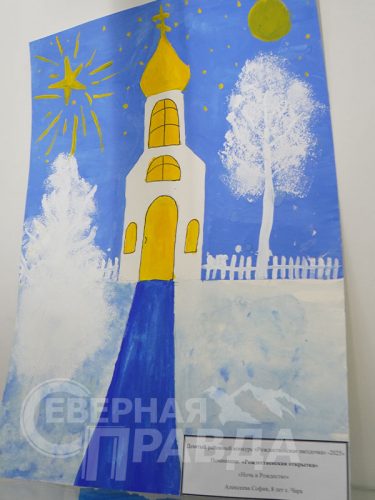 Работы «Творчество в Рождество» конкурса «Рождественская звёздочка 2026». Каларский музей, 23 января 2026 г. Фото Екатерины Поздеевой