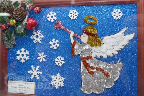 Работы «Творчество в Рождество» конкурса «Рождественская звёздочка 2026». Каларский музей, 23 января 2026 г. Фото Екатерины Поздеевой