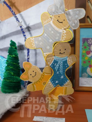 Работы «Творчество в Рождество» конкурса «Рождественская звёздочка 2026». Каларский музей, 23 января 2026 г. Фото Екатерины Поздеевой