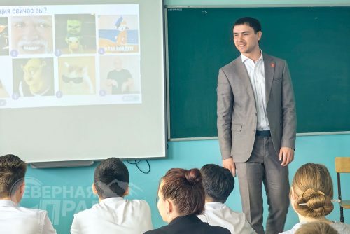 Представители регионального отделения «Движения первых» в Каларском округе, апрель 2026 г. Фото предоставлено Денисом Ивановым