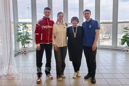 Представители регионального отделения «Движения первых» в Каларском округе, апрель 2026 г. Фото предоставлено Денисом Ивановым