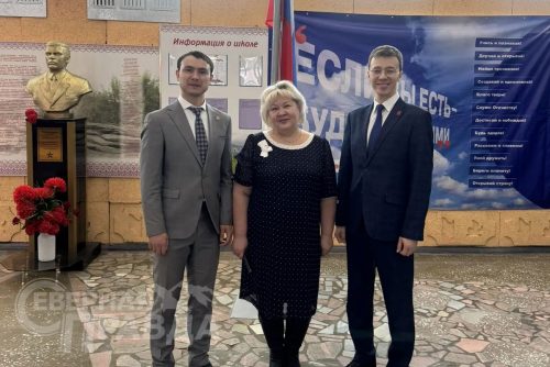 Представители регионального отделения «Движения первых» в Каларском округе, апрель 2026 г. Фото предоставлено Денисом Ивановым