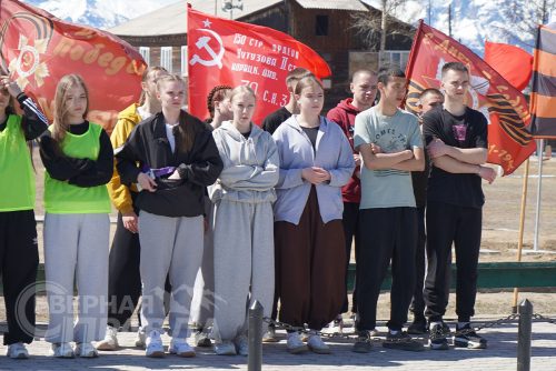Легкоатлетическая эстафета «Кольцо Победы». Чара, 9 мая 2026 г. Фото Екатерины Поздеевой