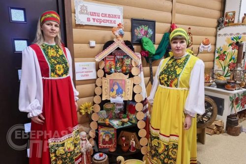 «Русская изба» в Новочарской библиотеке – филиале №  7. Фото предоставлено коллективом музея
