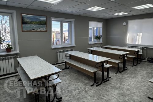 Помещения для учащихся 2-4-х классов в отремонтированных помещениях бывшего здания казначейства. Октябрь 2026 г. Фото службы новостей «СП»