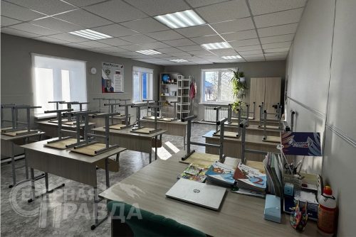 Помещения для учащихся 2-4-х классов в отремонтированных помещениях бывшего здания казначейства. Октябрь 2026 г. Фото службы новостей «СП»